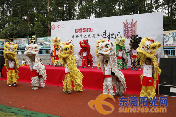 东莞推动非物质文化遗产进校园 已在6镇街举