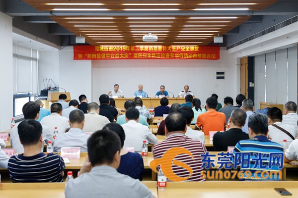 防风险保平安 莞城狠抓安全生产和消防安全工作