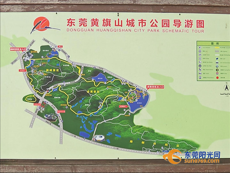 旗峰山地图图片