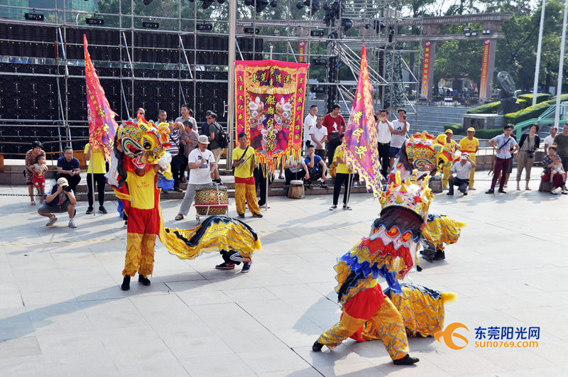 广东省第五届麒麟文化节暨麒麟舞大赛在清溪开幕